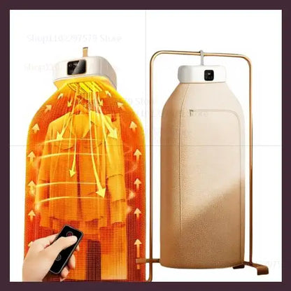 Secadora de ropa portátil con luz esterilazora